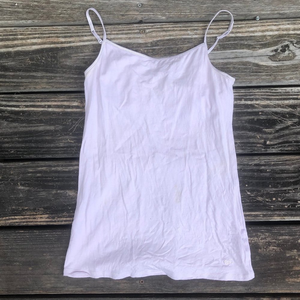 SOLD—Lavender Purple Justice Camisole, Built-in Bra